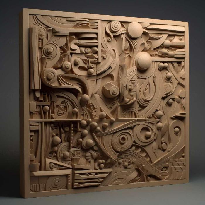 نموذج ثلاثي الأبعاد لآلة CNC 3D Art 